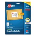 Avery Shipping Labels w/ TrueBlock Technology, Inkjet Printers, 3.33 x 4, White, 150PK 08164